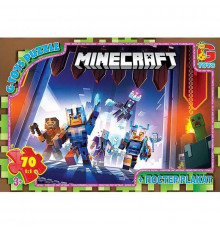 Детский пазл "Minecraft" MC803 плакат 70 элементов