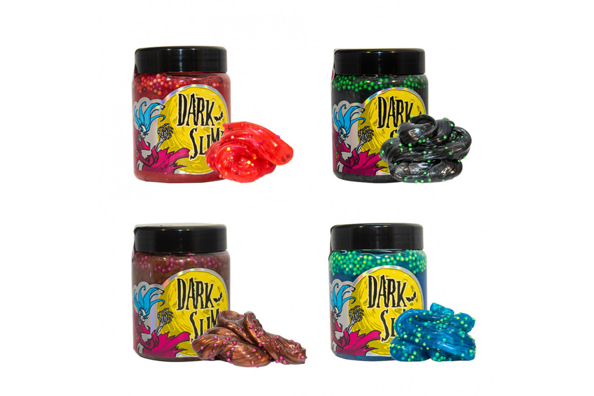 Слайм "Dark slime - з кульками" 71831 (укр.) - 0,250 кг