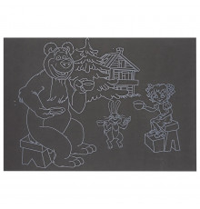 Гравюра А5 "Чаепитие на природе" ГрА5с-27 эконом вариант в пакете 21 х 14,8 см