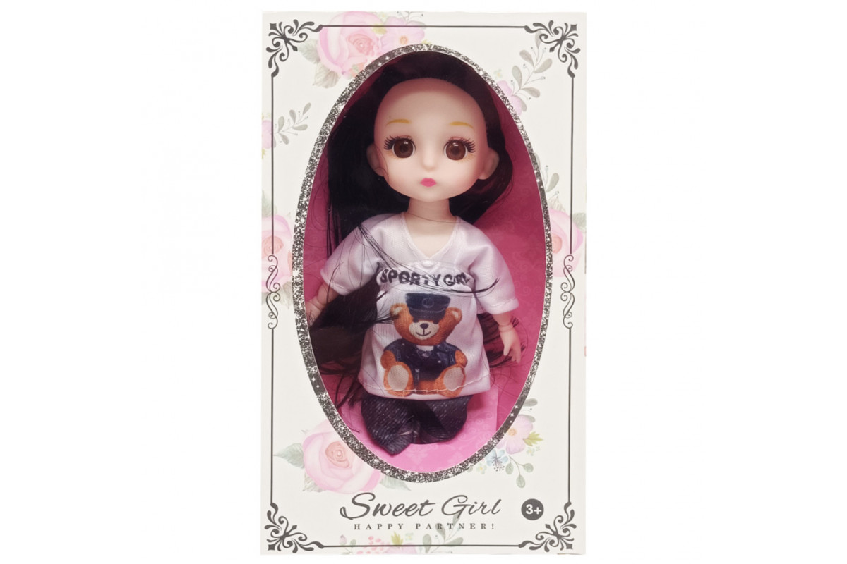 Дитяча лялька "Fashion Sweet Girl" 3396-144 Чорний