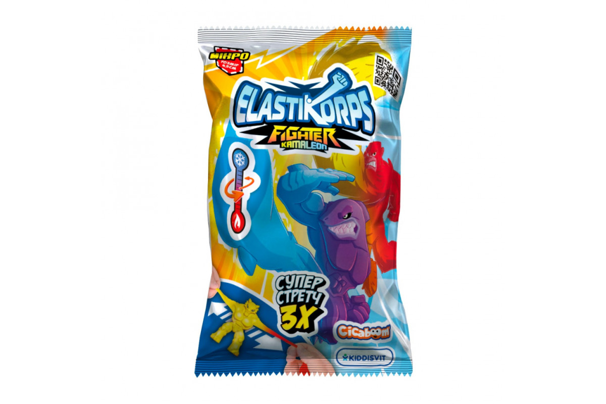 Стретч-іграшка Мікробоєць Elastikorps ELAKAM-MIC1 серії "Fighter Kamaleon"