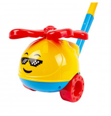 Детская игрушка-каталка Вертолет 9437TXK в сетке Желтый