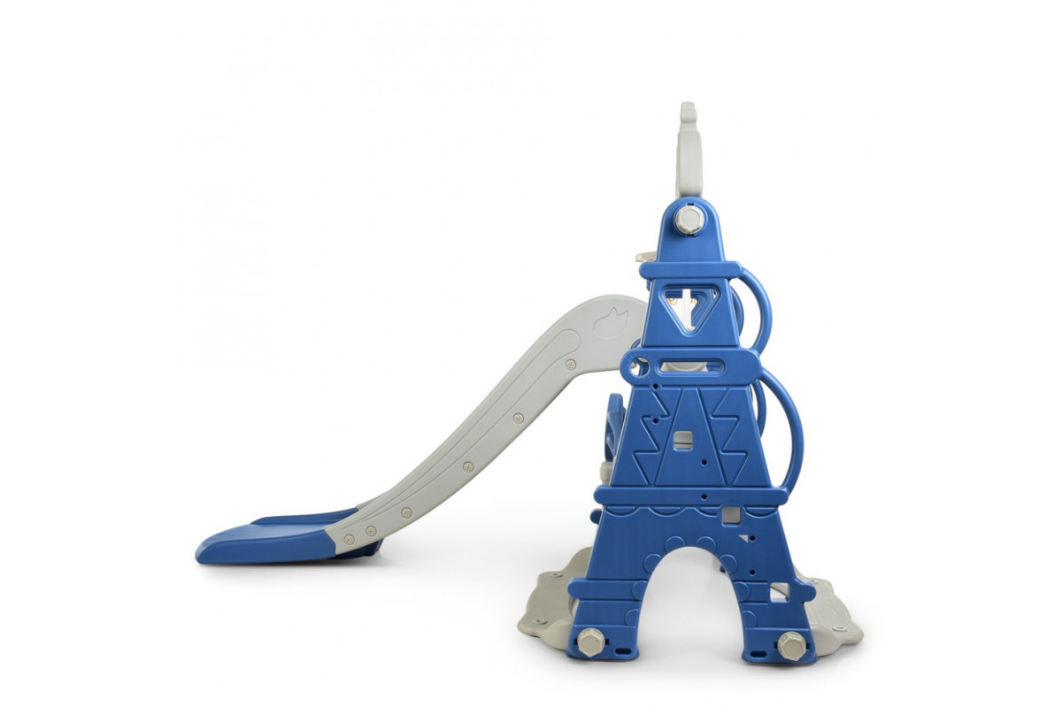 Дитяча гірка-гойдалка CASTLE-4 кільце баскетбольне