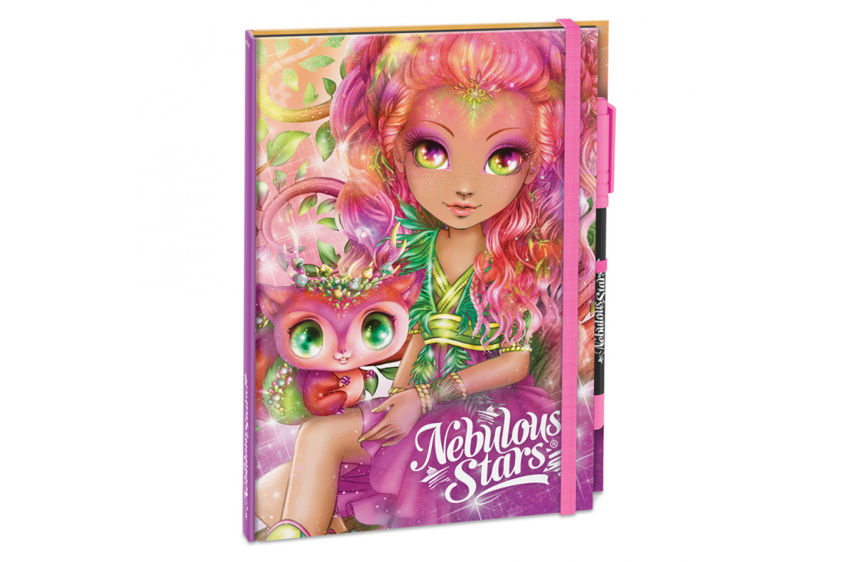 Блокнот чорні аркуші Делюкс Хазелія Nebulous Stars 11583-2 з ручкою