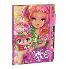 Блокнот черные листы Делюкс Хазелия Nebulous Stars 11583-2 с ручкой