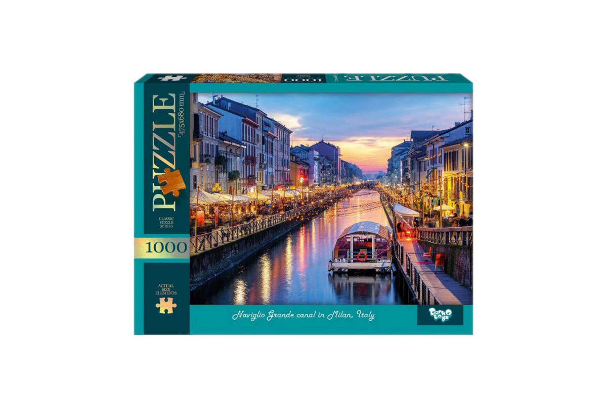 Пазл "Канал Навільйо-Гранде" C1000-13-07, 1000 елементів