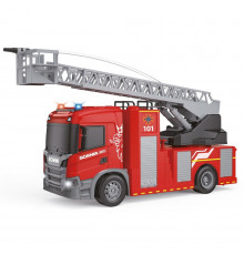 Автомодель детская Scania "Пожарная машина" TechnoDrive 6407KS, свет, звук