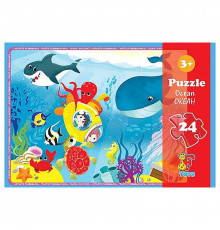 Пазл дитячий "Океан" FA02 плотний картон 24 елементи