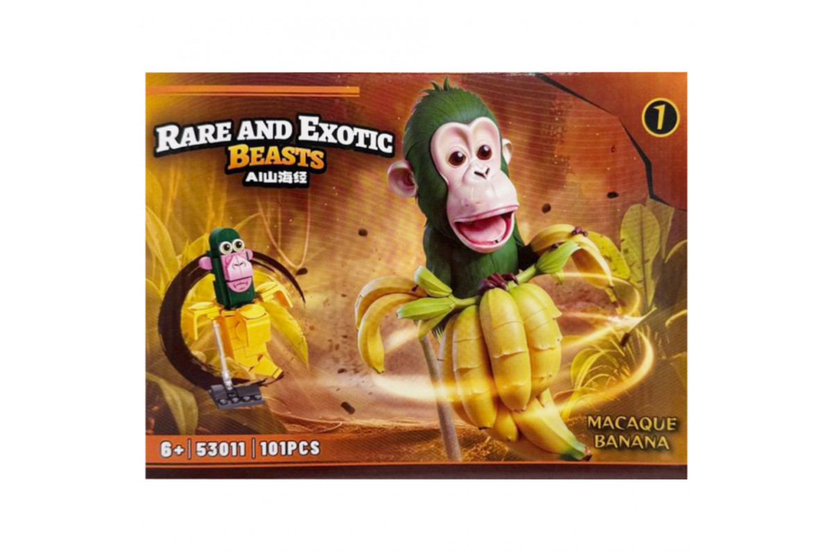 Детский конструктор "Rare and exotic beasrs" 53011-1, 101 деталь