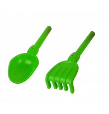 Детский набор лопатка и грабли для песочницы 19240, 24 см