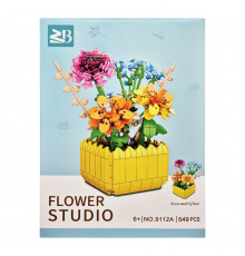 Детский конструктор "Цветы Rose multiflora" Flower Studio 9112A 549 деталей