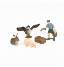 Детский игрушечный набор "Ферма" Q9899-T7_1 гусь, свинка, кролик