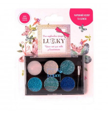 Детский крем-тени для век с блестками T16126 с аппликатором