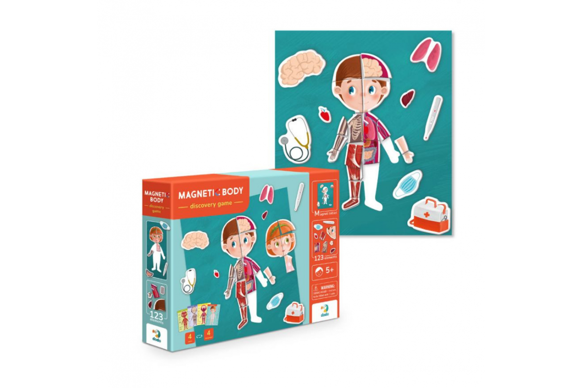 Розвиваюча магнітна гра "Людське тіло" DoDo 200220