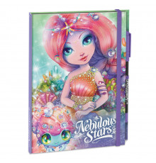 Блокнот черные листы Делюкс Коралия Nebulous Stars 11583-3 с ручкой