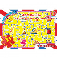 Детский пазл "Английская Азбука" ABC02 плакат 35 элементов