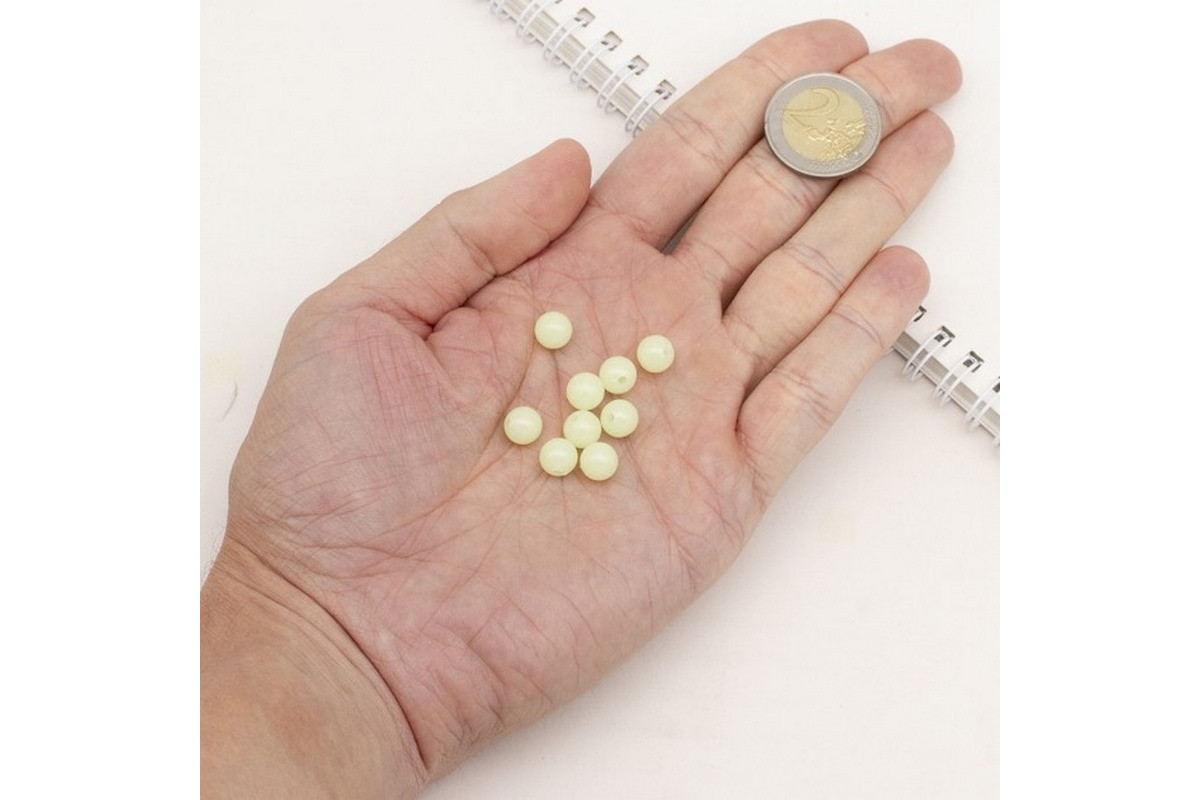 Декоративные бусинки для творчества Флуоресцентные Dom Busin УТ100014159 в упаковке 85 шт