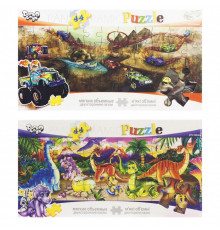 Детские мягкие пазлы P44-03-01-06 на 44 детали Динозавры-2