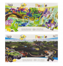 Детские мягкие пазлы P44-03-01-06 на 44 детали Динозавры