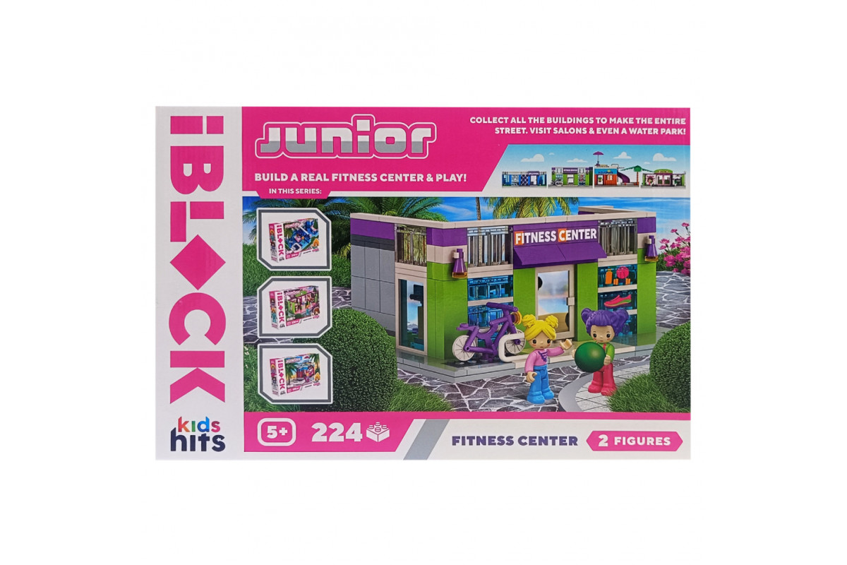 Конструктор детский «Фитнес-центр» KH08/004/2, 224 детали
