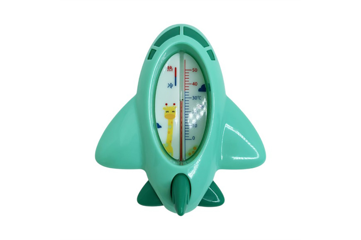 Игрушка-термометр для ванной "Самолет" MGZ-1106(Turquoise)