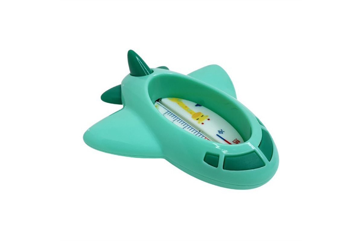 Игрушка-термометр для ванной "Самолет" MGZ-1106(Turquoise)