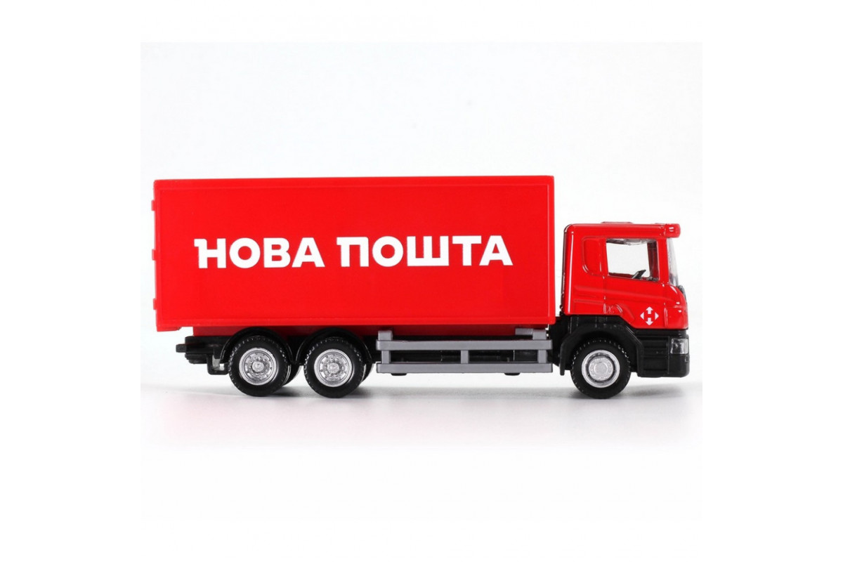 Автомодель дитяча Scania "Нова Пошта" TechnoDrive 250414U, масштаб 1:64