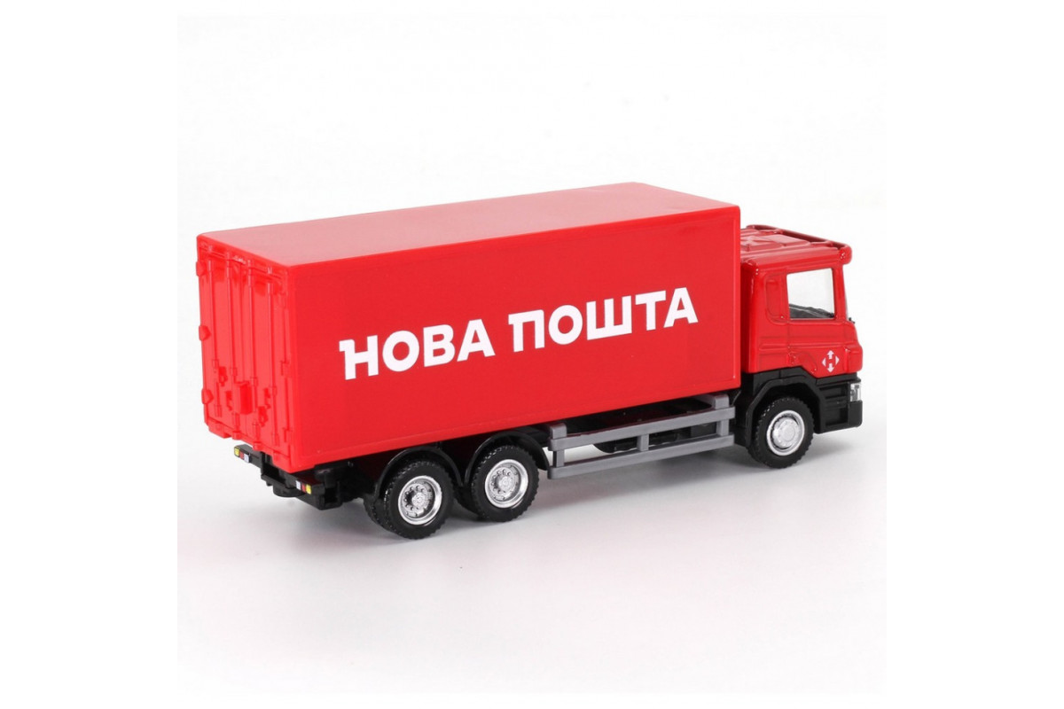 Автомодель дитяча Scania "Нова Пошта" TechnoDrive 250414U, масштаб 1:64