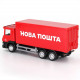 Автомодель дитяча Scania "Нова Пошта" TechnoDrive 250414U, масштаб 1:64