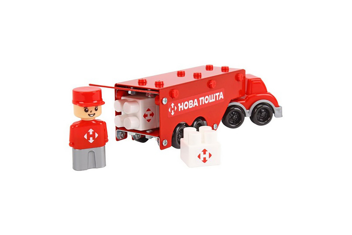 Детский металлический конструктор "Нова Почта" 1416TXK, 135 деталей