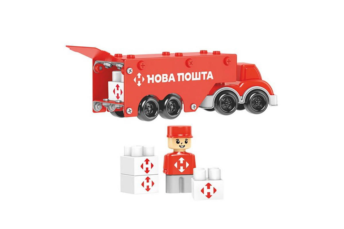 Детский металлический конструктор "Нова Почта" 1416TXK, 135 деталей