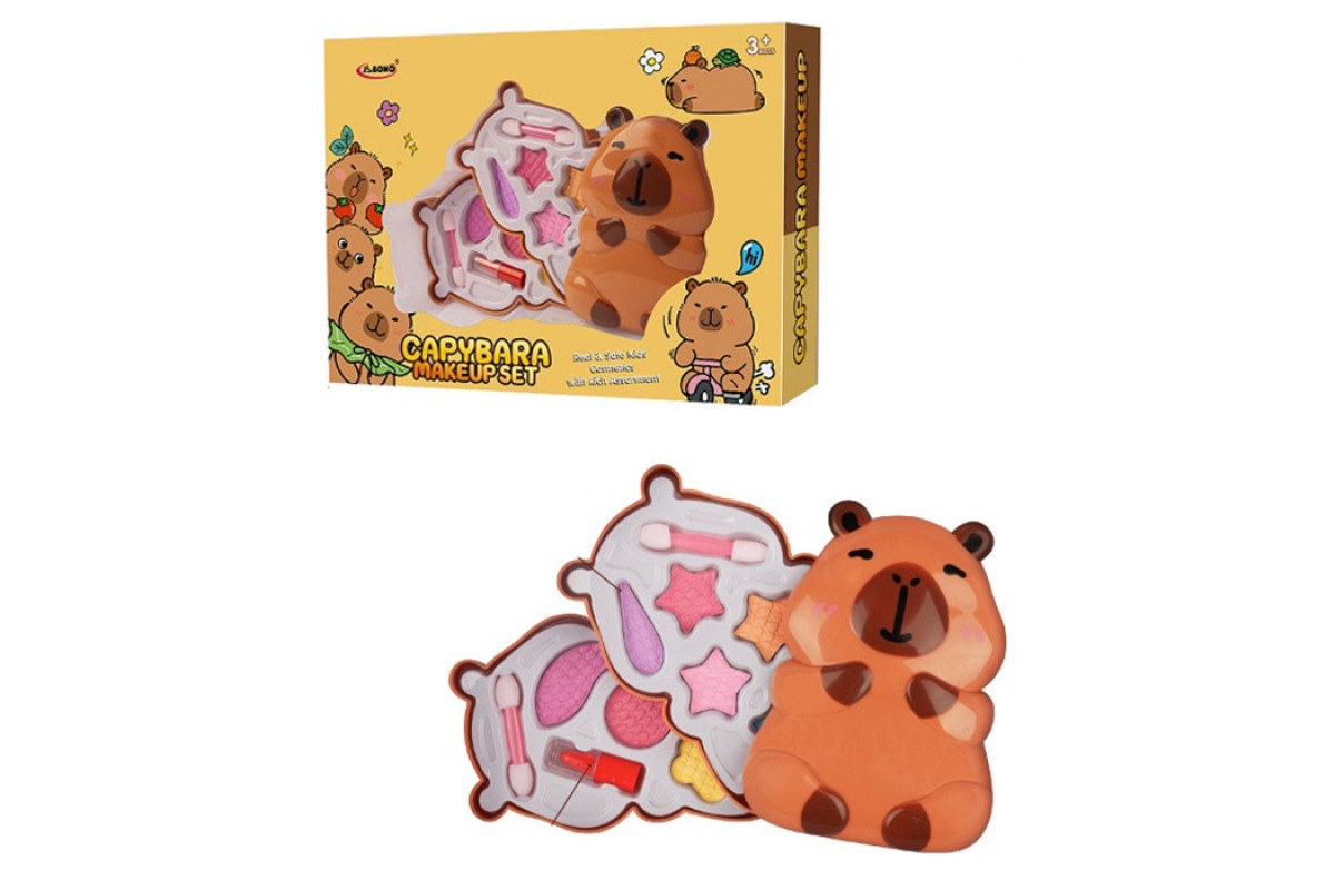 Детский набор косметики "Капибара" C8107-2 тени 7 цветов