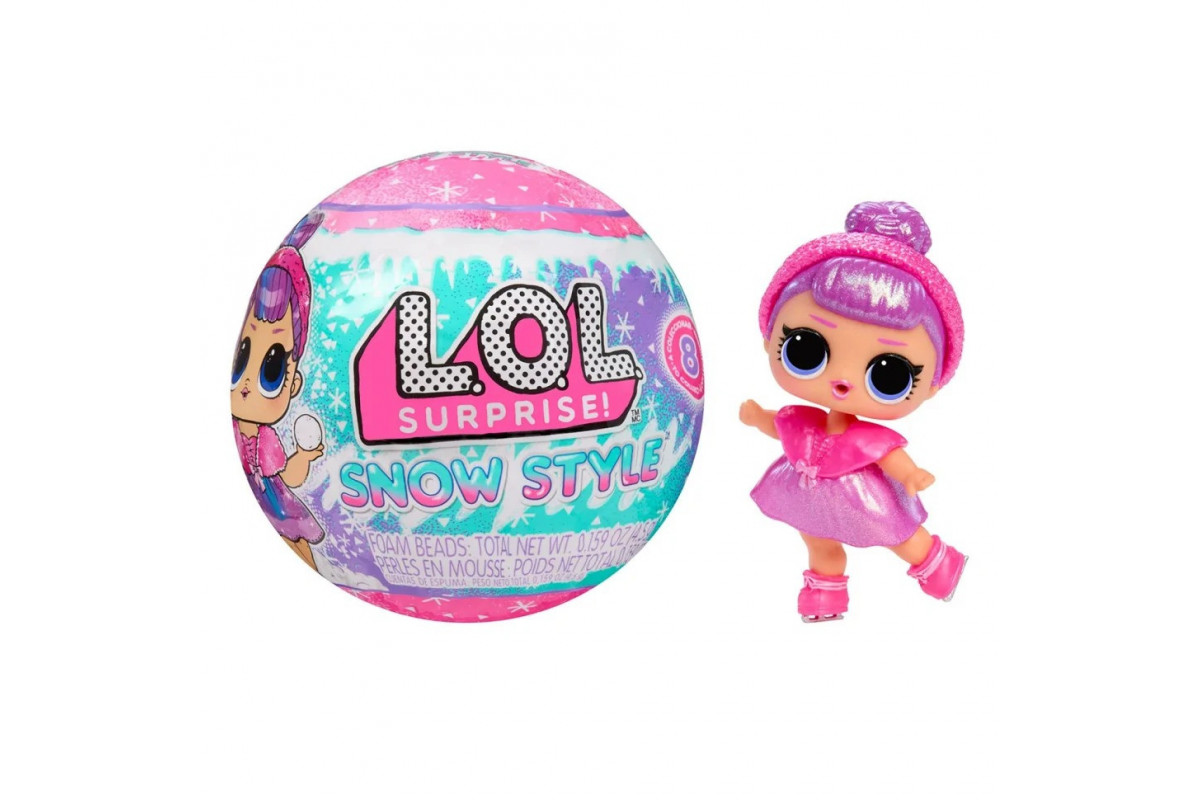 Игровой набор с куклой "Снежный стиль" 429692 в ассортименте