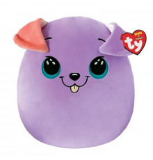 Іграшка-подушка "Пес BITSY" TY SQUISH-A-BOOS 39225 фіолетовий, 20 см