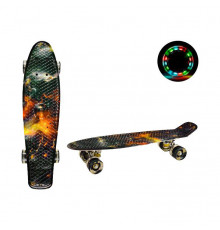 Скейт "Пенні борд"  SC20417 PU колеса зі світлом, 56 см