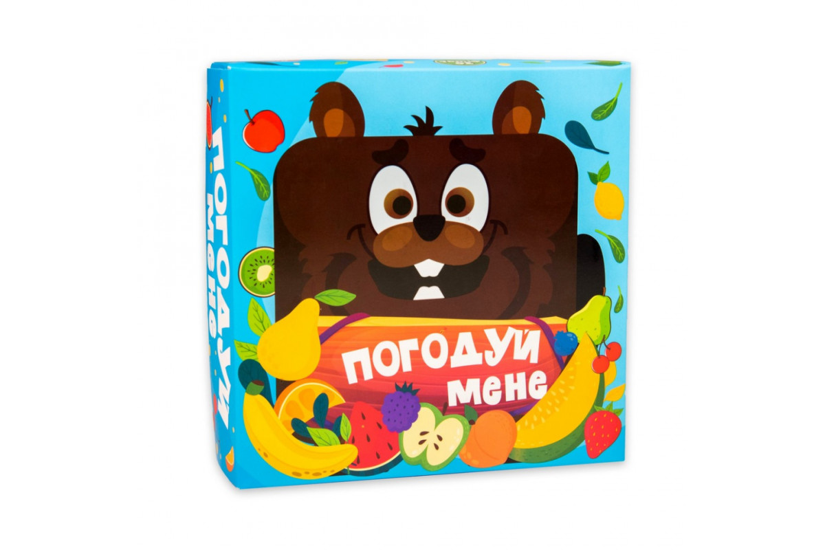 Настільна гра "Погодуй мене -  бобер" 30378 інструкція 20 фішок, рулетка