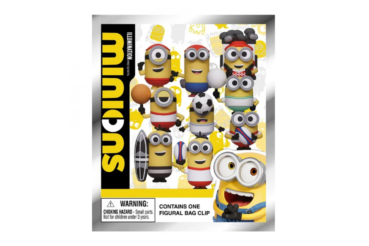 Игровая фигурка-сюрприз на клипсе 76205 серия "Спортивные миньйоны"