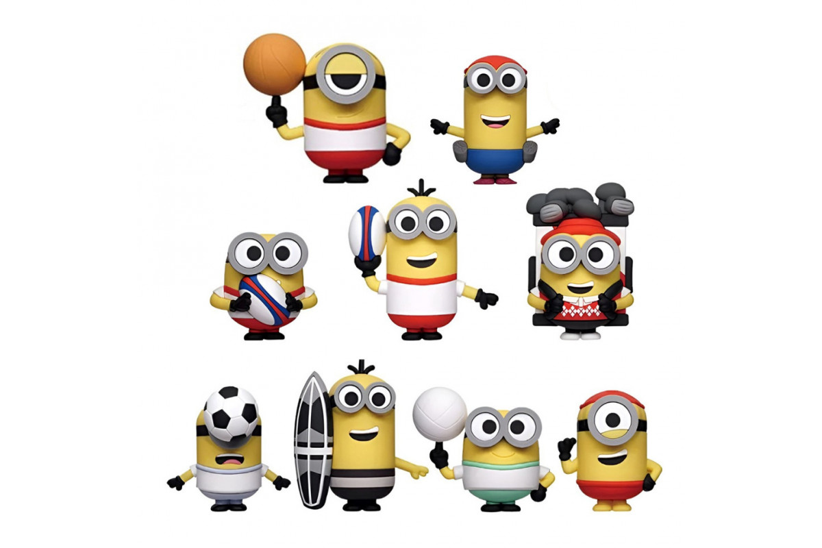 Игровая фигурка-сюрприз на клипсе 76205 серия "Спортивные миньйоны"