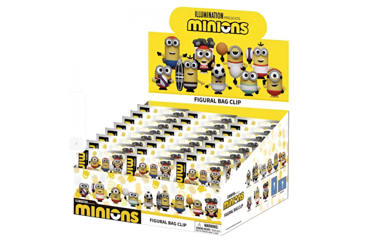Игровая фигурка-сюрприз на клипсе 76205 серия "Спортивные миньйоны"