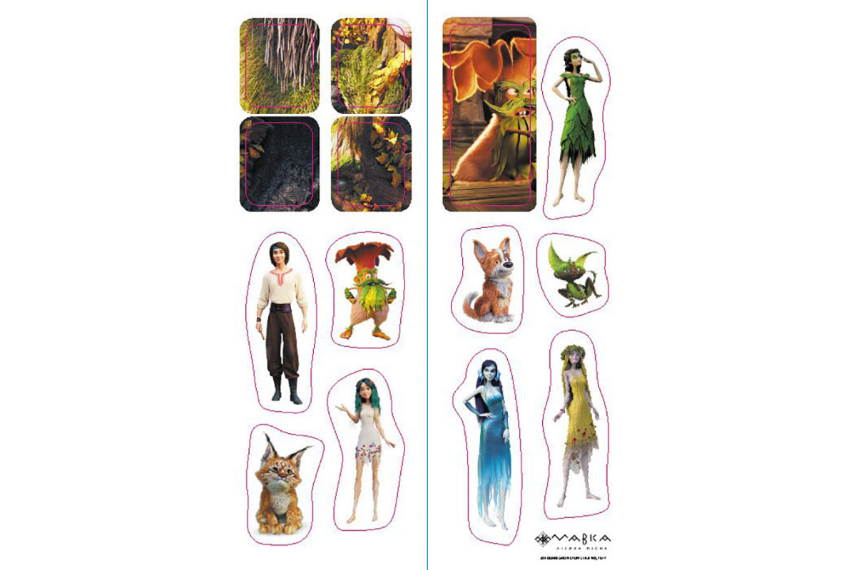 Развивающая тетрадь с наклейками "Мавка Любознательным и сообразительным" 1423014 с плакатом