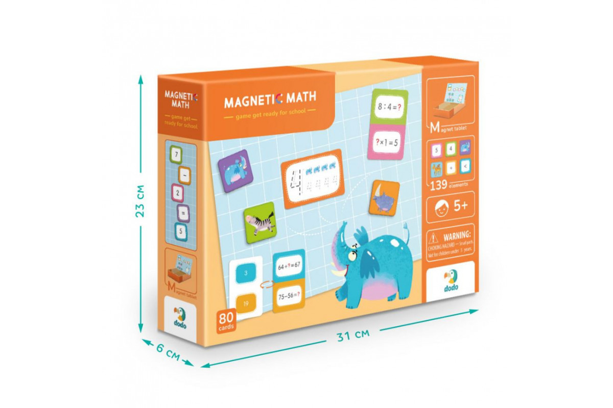 Розвиваюча магнітна гра "Математика" DoDo 200215