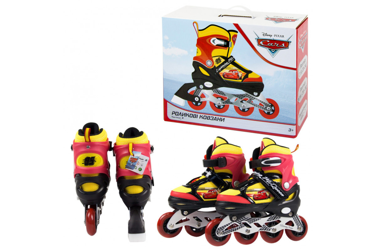 Детские ролики RL2118 (RL7T) Cars, размер M (35-38)