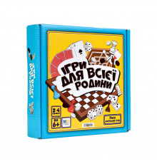Набір настільних ігор "Ігри для всієї родини" 30688/1, 4 гри
