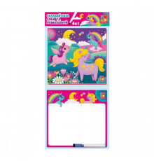 Развивающий набор 4 в 1 "Единороги" VT2002-05 пазл, раскраска, маркер