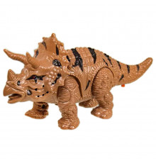 Інтерактивна іграшка Динозавр Bambi 111D ходить зі звуком Коричневий