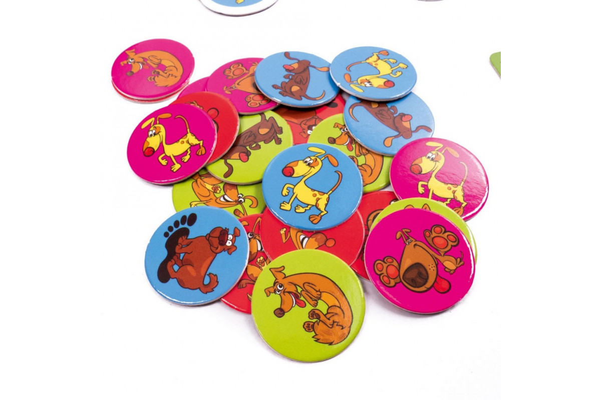 Дитяча настільна гра Готель "Гавкіт" VT8055-43, 4 готелі 24 жетони собак