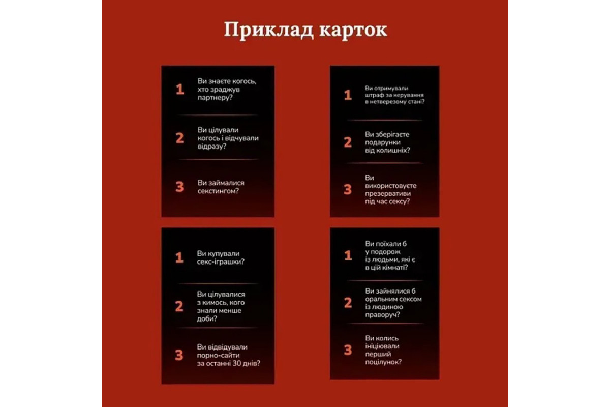 Настольная игра Конфиденциальность 290148, 100 карточек, 300 вопросов