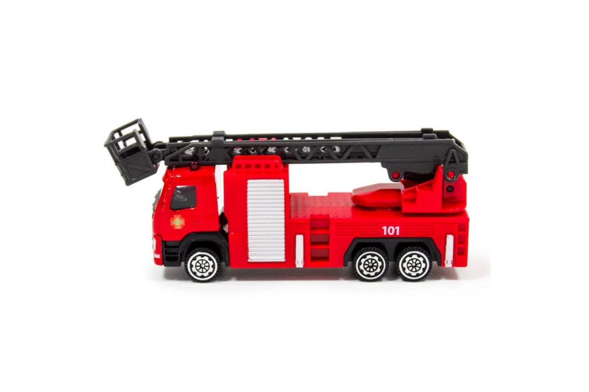 Автомодель детская "VOLVO" Пожарная машинка TechnoDrive 250302 со стрелой
