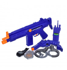 Детский набор с оружием "World police" 36210N, трещалка-автомат 37 см