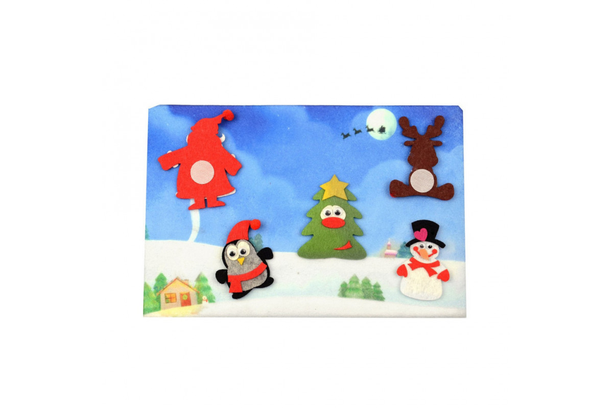 Розвивальна гра з фетру "Новий рік" (ПФ-012) PF-012